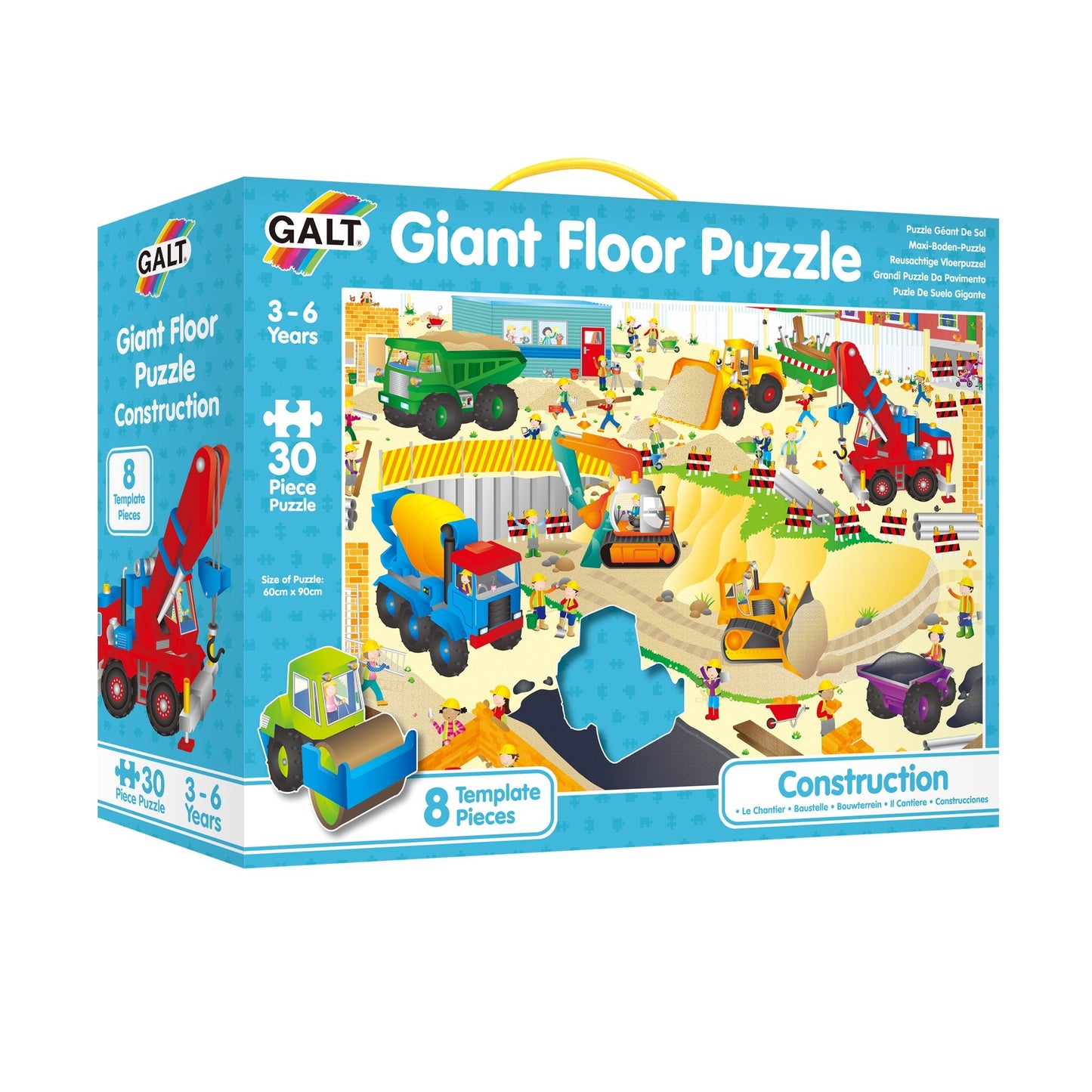 Giant Floor Puzzle - Construction Site