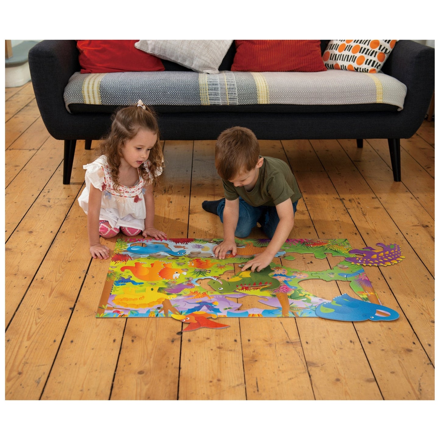 Giant Floor Puzzle - Dinosaurs